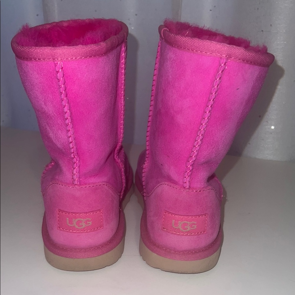 Pink Shearling Boots - Picture 2 of 4